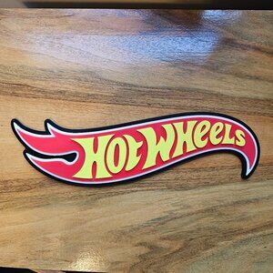 Hot Wheels 3D Printed Sign